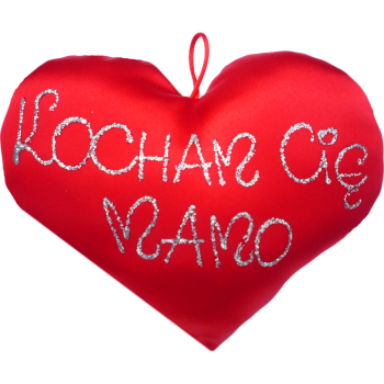 [SMc05] Poduszka serce małe KOCHAM CIĘ MAMO